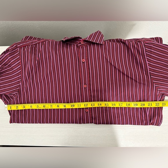 Ted Baker Men Slim Fit Flip Cuff Shirt Casual Formal Shirt Size 5 / US XL - Picture 8 of 9